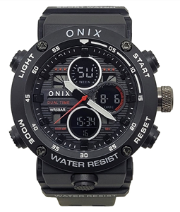 Relgio Masculino Onix AnaDigi OX116 Preto