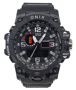 Relgio Masculino Onix AnaDigi OX121 Preto