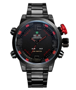 Relgio Masculino Weide AnaDigi WH-2309B Vermelho